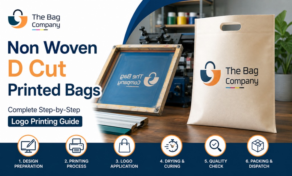 Non Woven D Cut Printed Bags